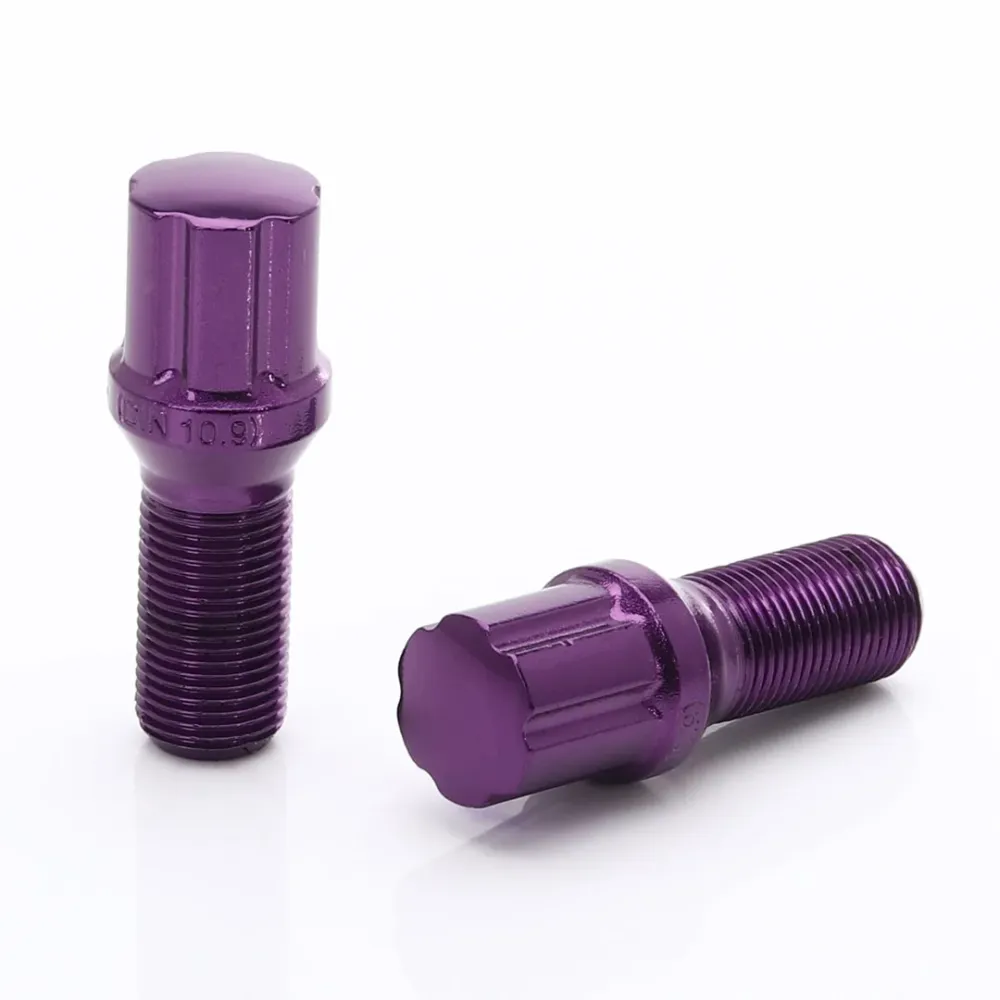 Purple JB1 Wheel Bolts M12x1.25 (Pack 20)