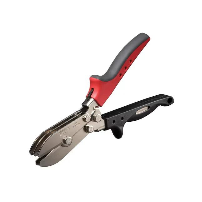 Malco Redline 5-Blade Crimper Blade Is Composed Rvs Straight Cut Snips met opbergrek