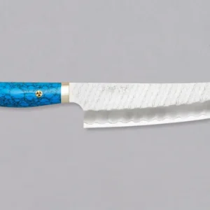 Nigara Kiri-Gyuto SG2 Migaki Tsuchime Zeeblauwgroen 210mm (8.3") [blue]