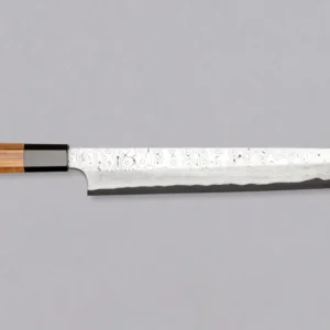 Nigara Kurozome Yanagiba Aogami #2 Damascus 300mm (11.8") Industrieel grade