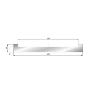 Part No. 9017 @ 1200mm Adapter Flexibel Die Cod. 3243