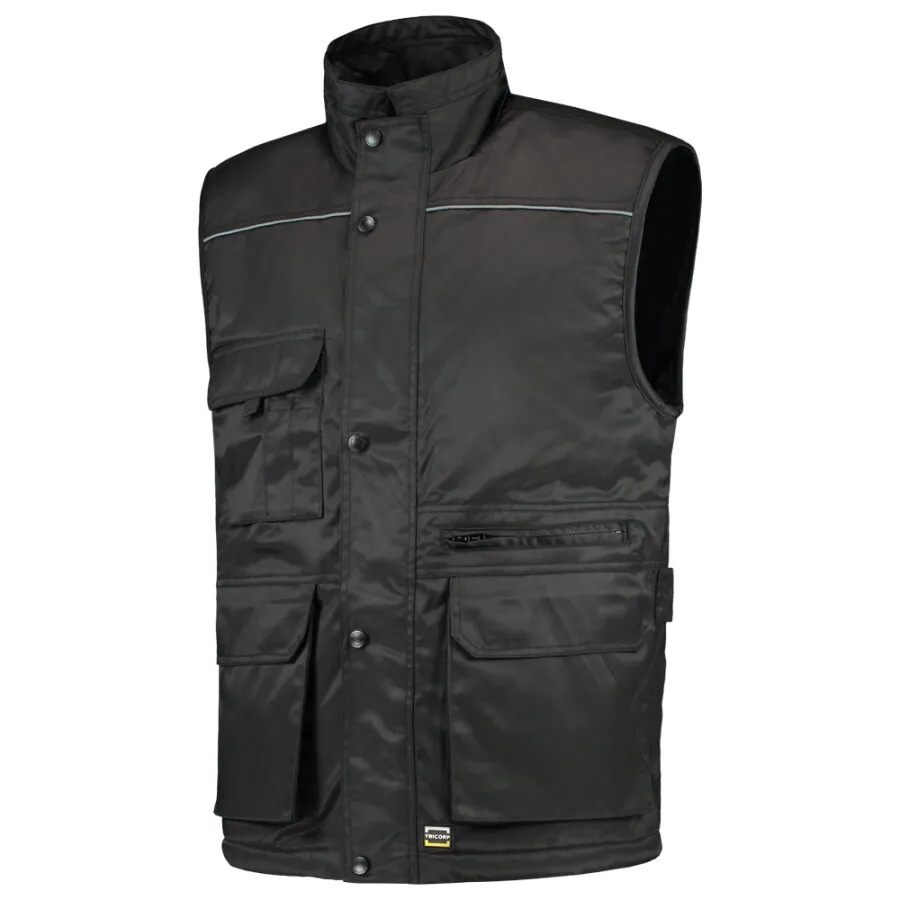 Tricorp bodywarmer industrie - Workwear - 402001 - zwart - maat S TiAlN coating