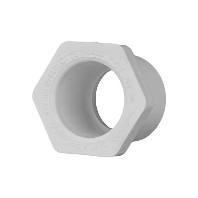 Charlotte Pipe 1-1/2- x 1-1/4- Schedule 40 VINYL Reducing Bushing