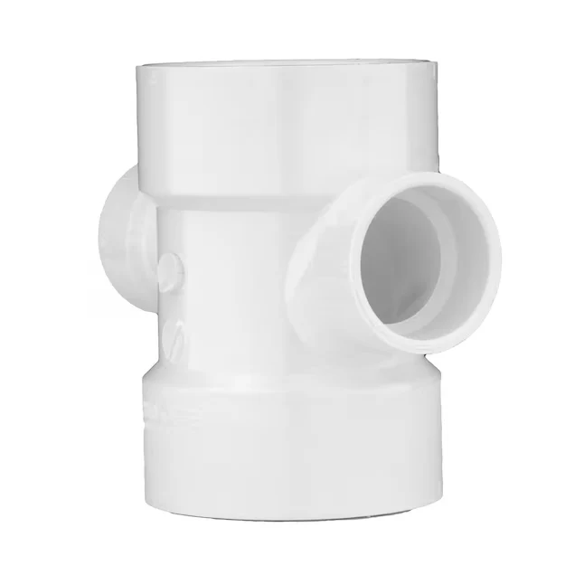 Charlotte Pipe 1-1/2- PVC DWV Tweemaal Sanitary Tee