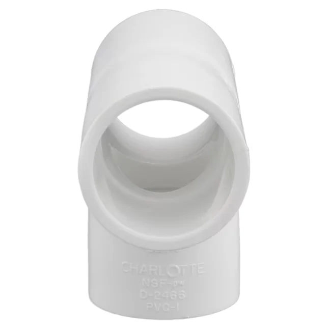 Charlotte Pipe 1- x 1- x 1/2- Schedule 40 VINYL Reducing Tee