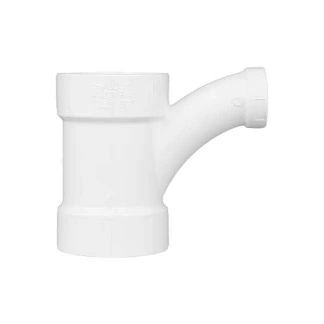 Charlotte Pipe 3- x 3- x 1- VINYL DWV 1/8 Bend Reducing Combo Wye