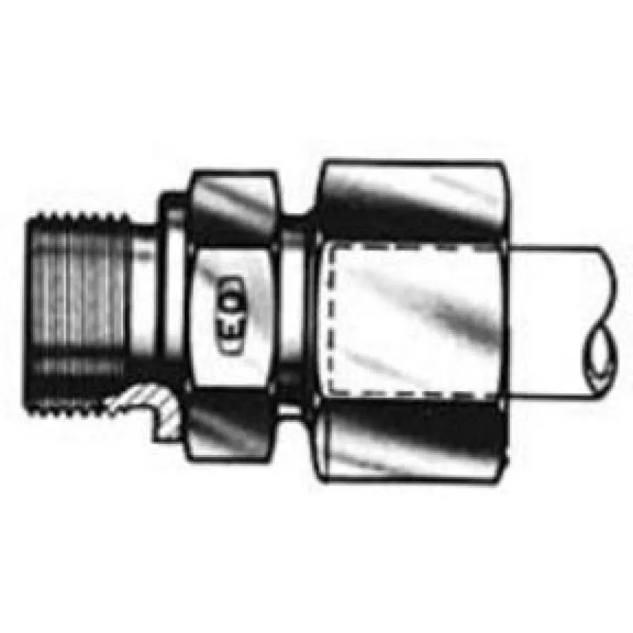 Ermeto - inschroefkoppeling - recht - 15LxM18X1.5 - GE15LMCF