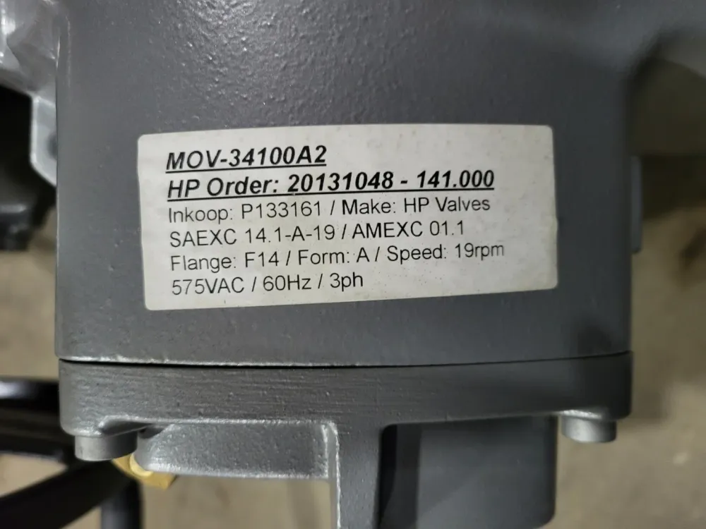 Globe Valve B16.34 w/ Actuator SAEXC 14.1-F14 D-79379