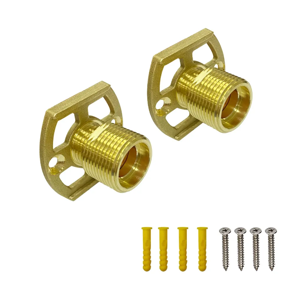 gotonovo koperen buisfitting snelle bevestigende montageset voor bardouche messing beugels een tweede fix-verbinding
