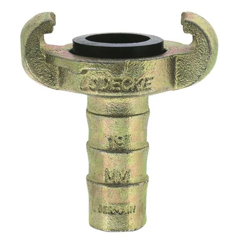 luchtkoppeling met slangtule - 3/4"(19mm) - Nok 42 - gietijzer