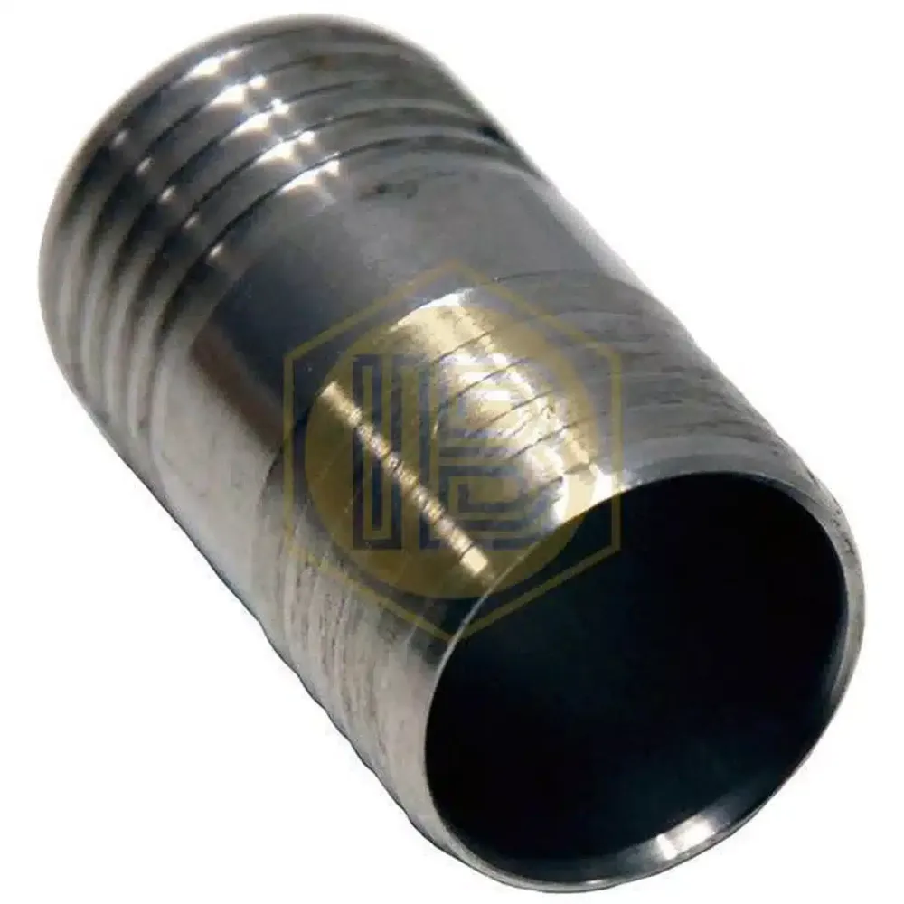 Metal barb connection python bath