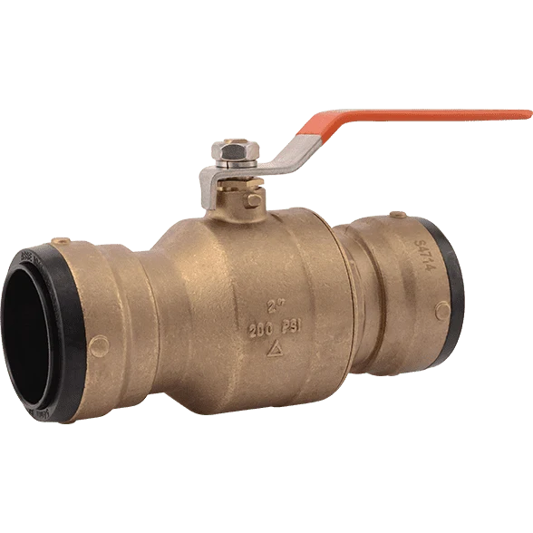 SharkBite 2 . Push-to-Connect Geel koper Ball Valve