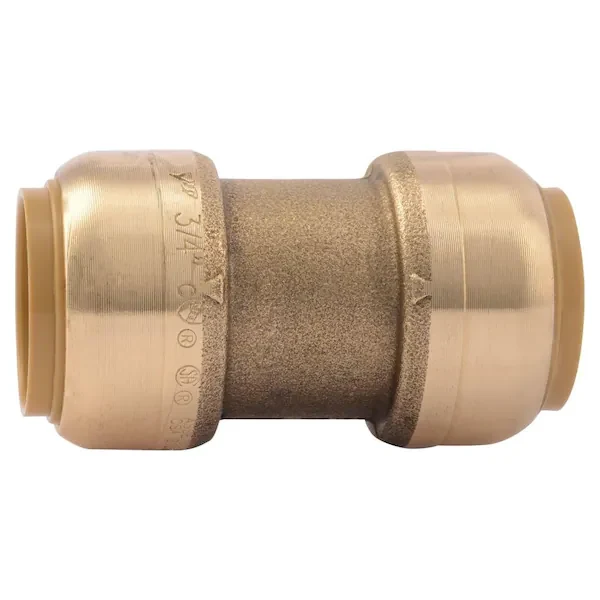 Sharkbite 3/4 . Push-to-Connect Messing Coupling Fitting