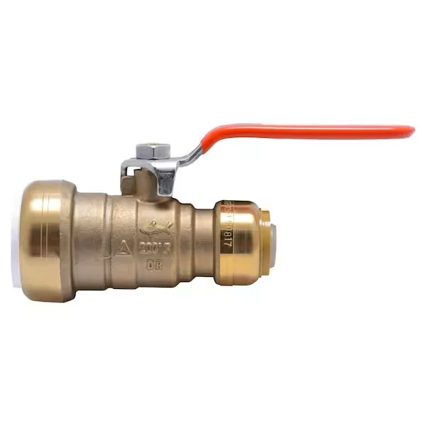 SharkBite 1 . Push-to-Connect PVC IPS x 3/4 . CTS Messing Ball Valve