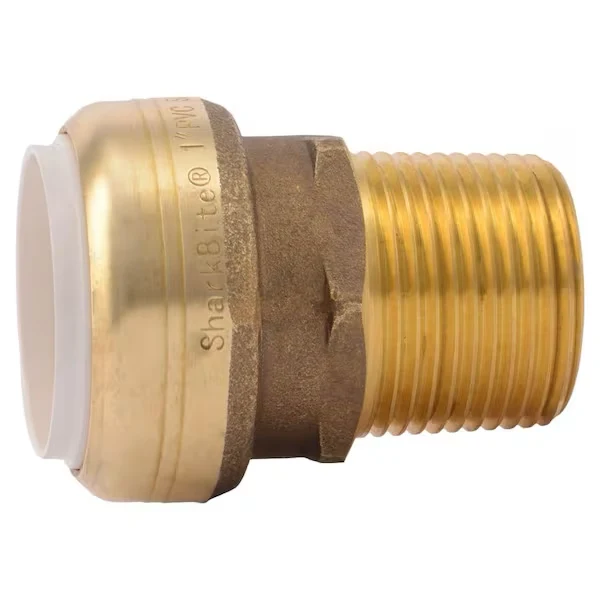 SharkBite 1 . VINYL x 1 . MNPT Push-to-Connect PVC Male Adapter