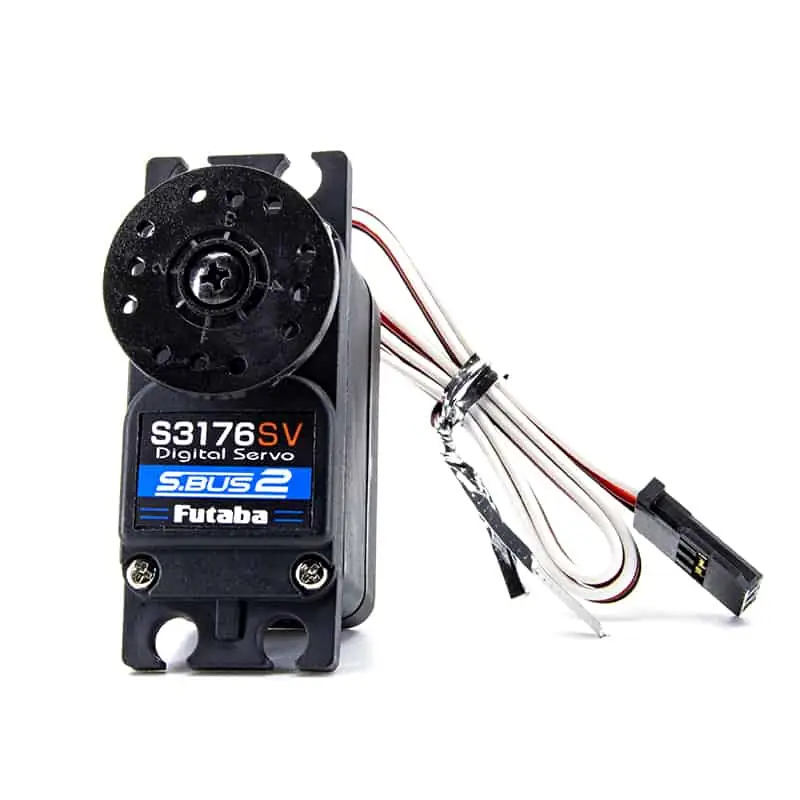 Futaba S3176SV Hoogspanning S.Bus2 Metaal Gear Vliegtuig Servo 4,5 kgf/cm 5,1 kgf/cm