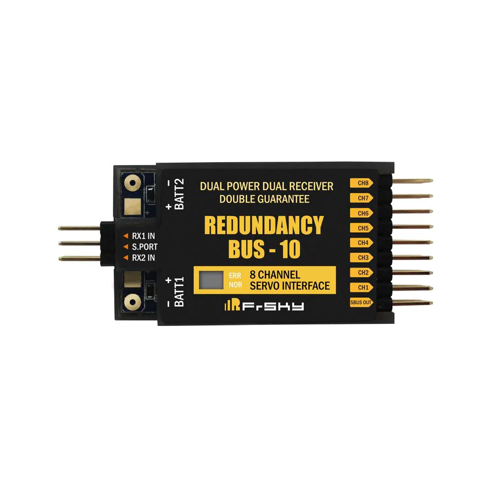 FrSky Bus -10 Redundantie 8-kanaals servo-interface