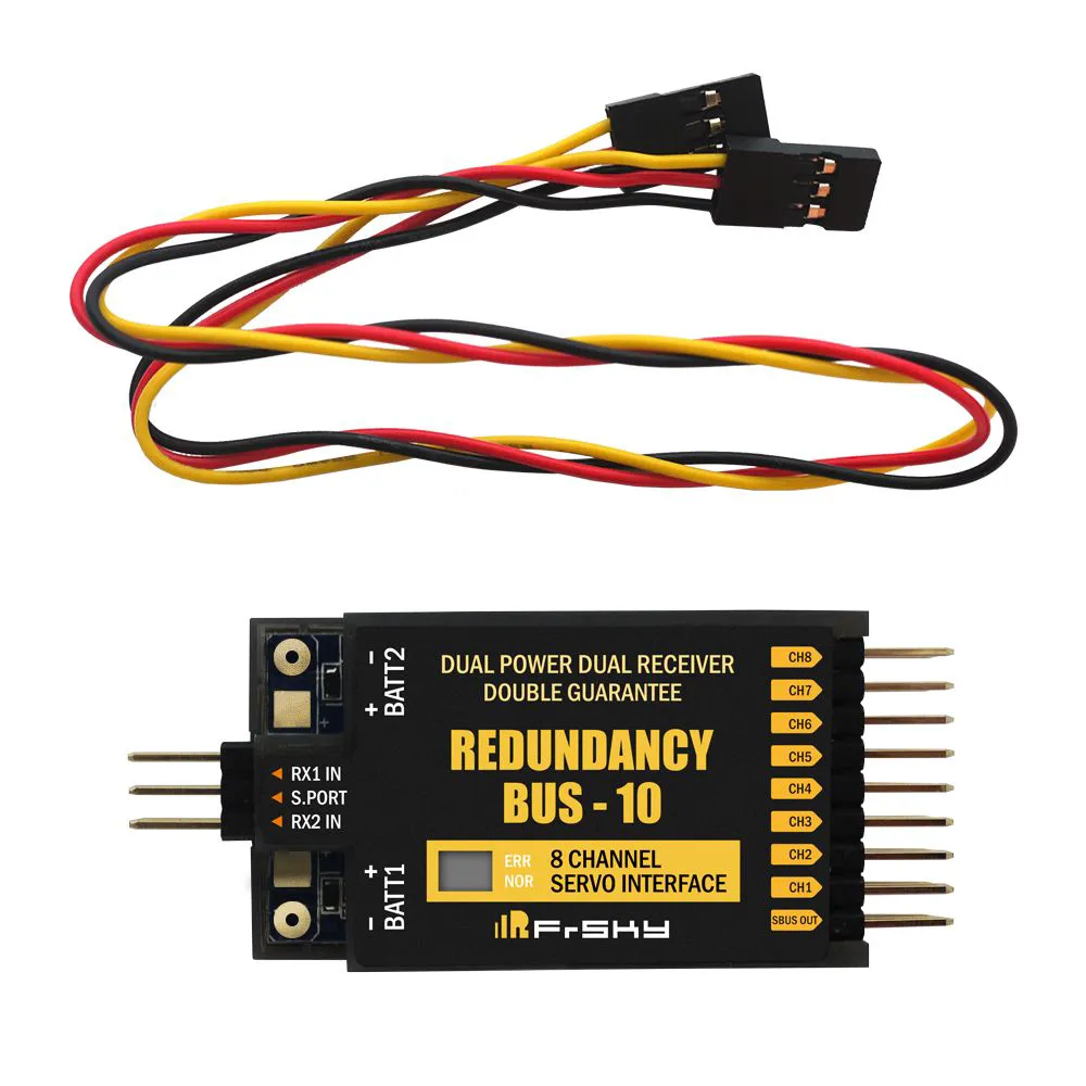 FrSky Bus -10 Redundantie 8-kanaals servo-interface