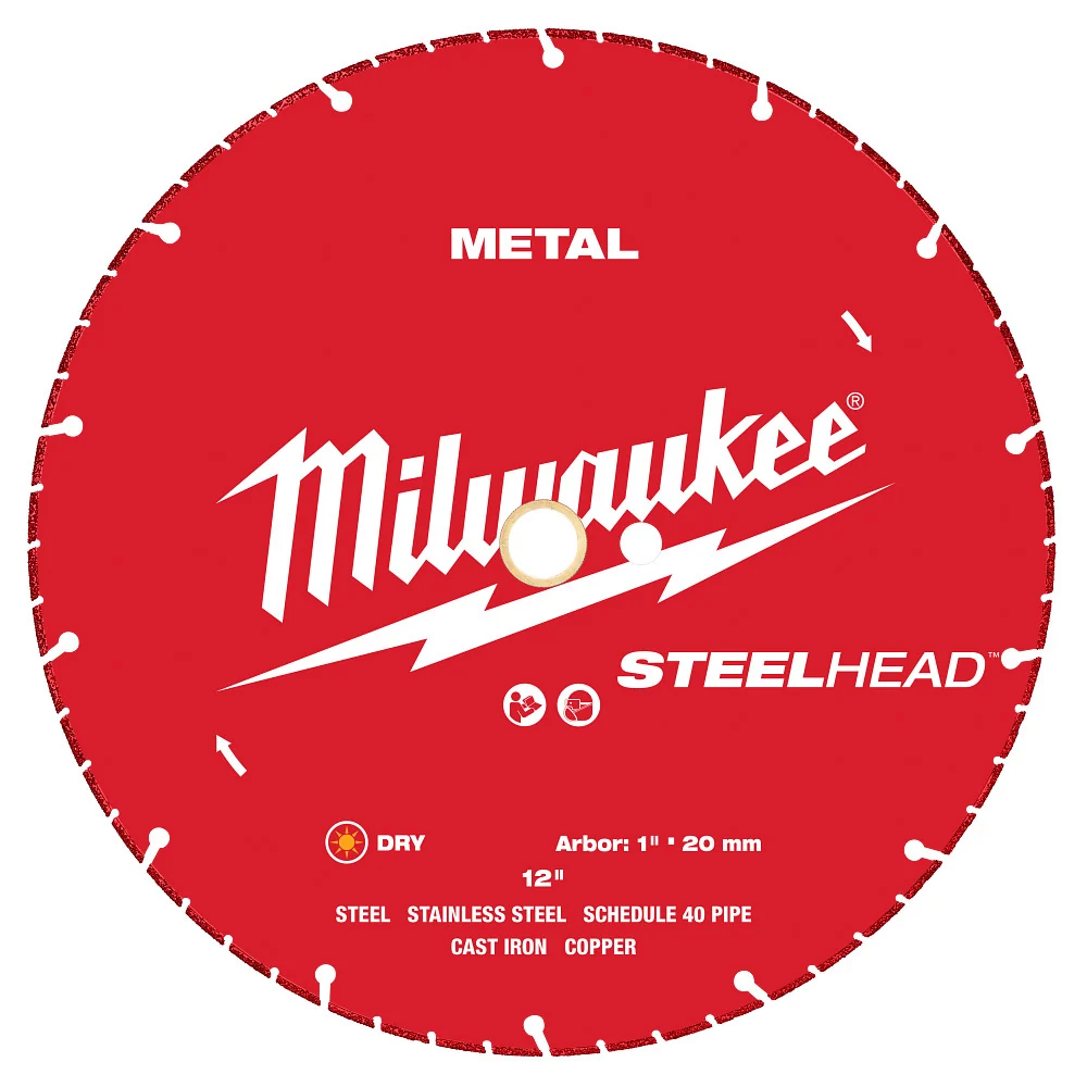 Milwaukee Tools 12” Van metaal Cutting Diamond Blade 49-93-7835