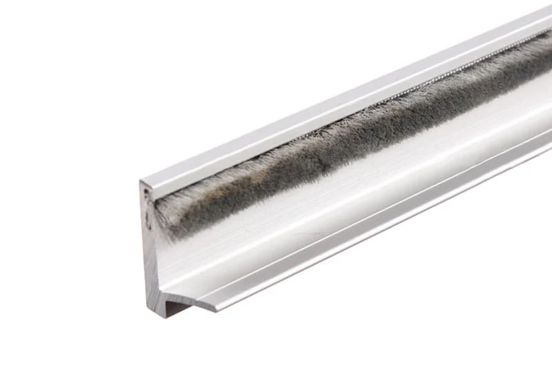 Commercial Aluminium Storefront Door Astragal Weatherstripping & Anodized Finish