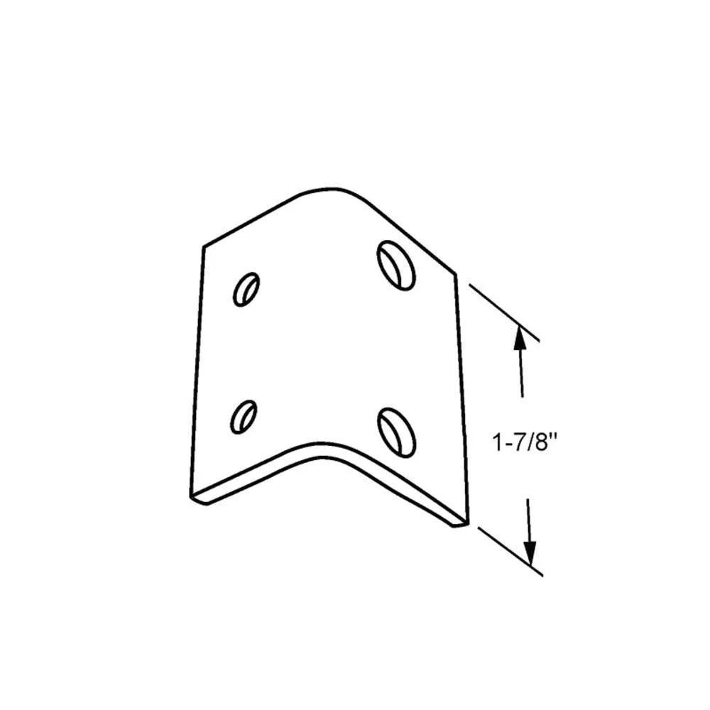 Kawneer Aluminum Storefront Retrofit Reinforcing Bracket