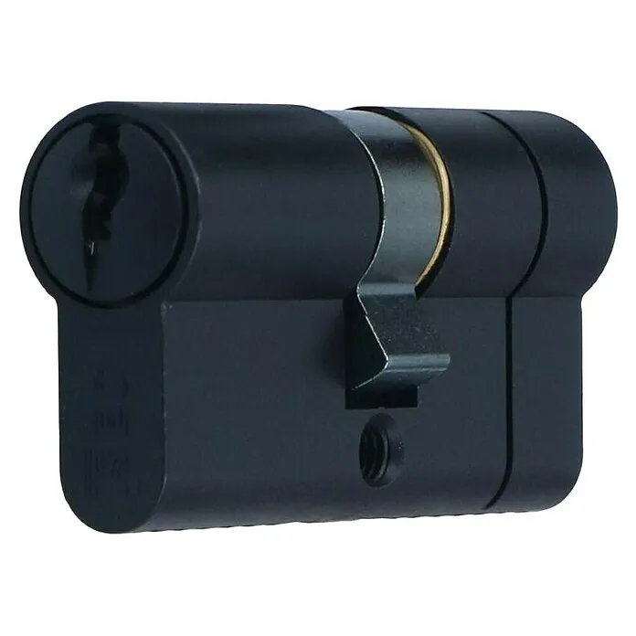 Veilig Profielcilinder S7 Expert 30/30 Zwart - Totaal aantal stuks: 4 st., Aantal sleutels: 6 st.