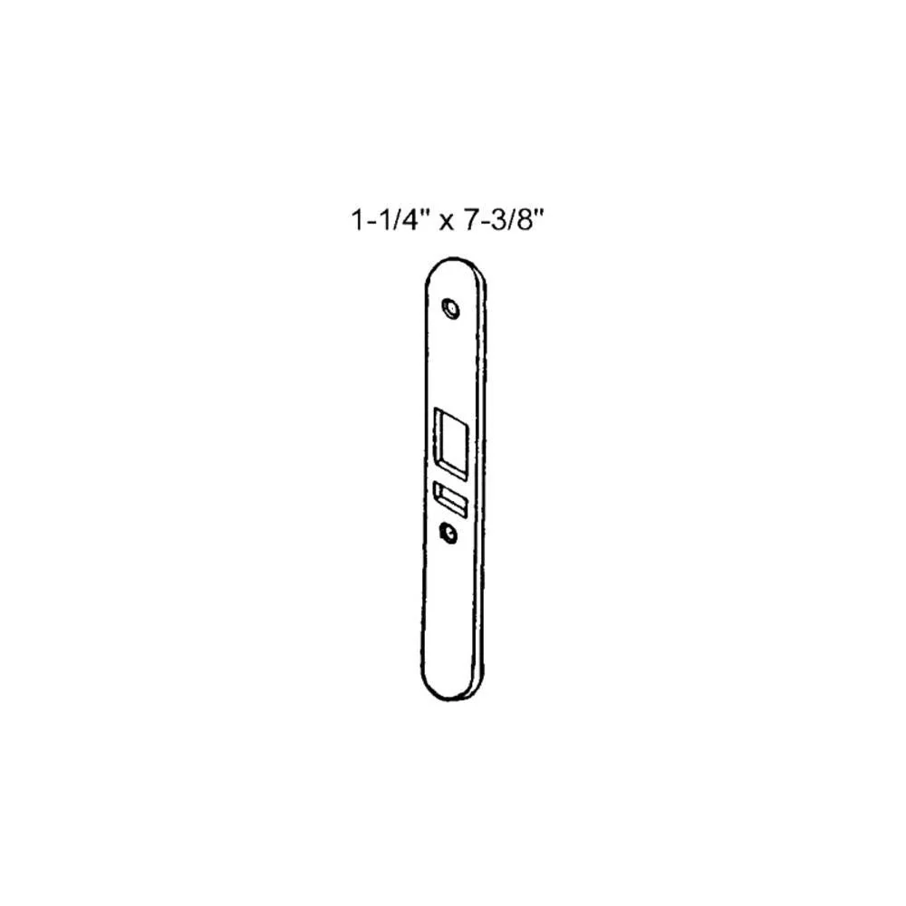 Industrieel Gecertificeerd Zimmcor Durable Anodized Lichtmetaal Latch Lock Face Plate