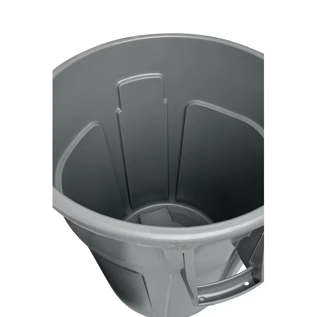 Rubbermaid Commercial Products BRUTE 44-Gallons Asgrijs Plastic Trash Can Lid