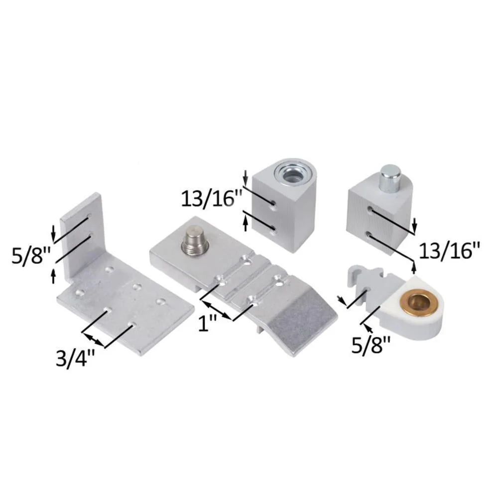 Vuurwerend Gecertificeerd Aldora Style Left-Hand Commercial Door Pivot Set