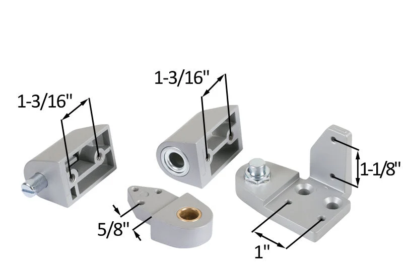 Zwaar Belastbaar Amarlite Commercial Storefront Right Hand Pivot Set