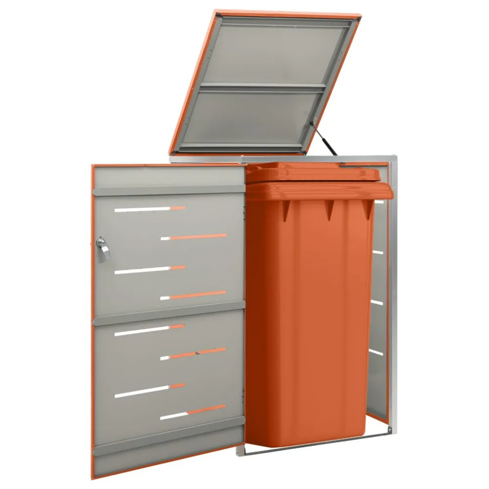 Containerberging enkel 69x77,5x112,5 cm roestvrij staal met Antimicrobiële Laag
