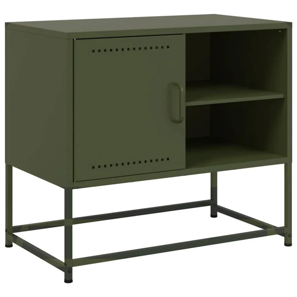 IP55 Waterdicht Tv-meubel 68x39x60,5 cm staal olijfgroen