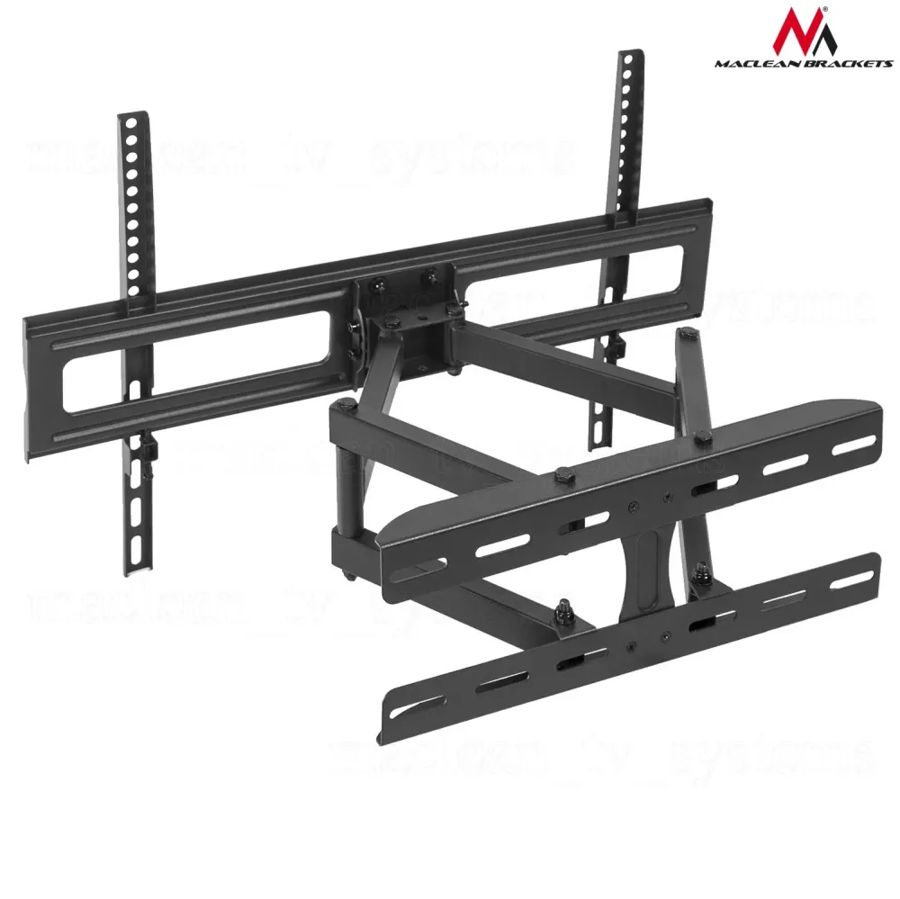 Professionele Grade MacLean MC -762 TV -beugel Wall Mount Universal Draaivoet verstelbare dubbele arm 37 '' - 70 "VESA LCD...