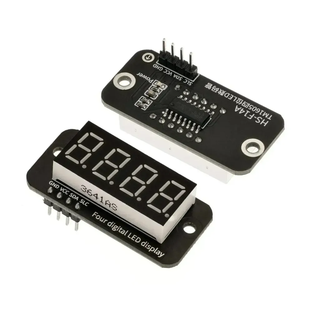 4K UHD Commercial TM1650 4-Digit LED Electronisch Tube Display Module