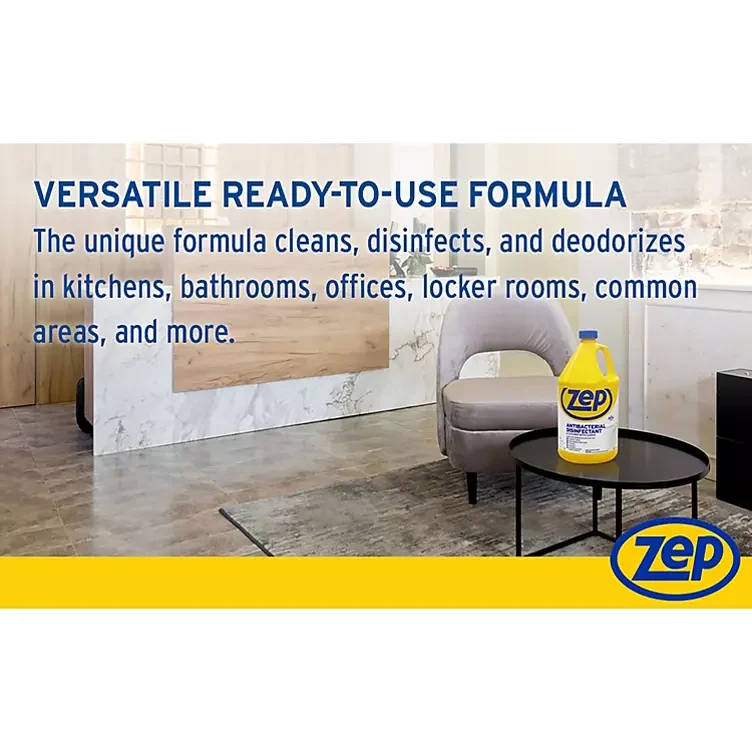 Zep Commercial Antibacterieel Disinfectant and Cleaner Lemon (1 Gallon)