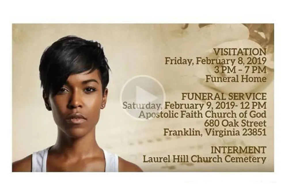 Verstelbare Piano Social Media Funeral Service Announcement Video 1080p
