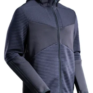 MASCOT Customized Pluche stof capuchontrui rits - 22603-681 - donkermarine - maat XS
