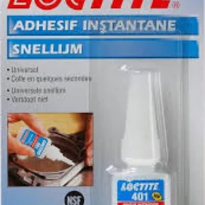 Loctite Cyano-Acrylaat lijm - 401 - 5 gram met anti-verstopping dop