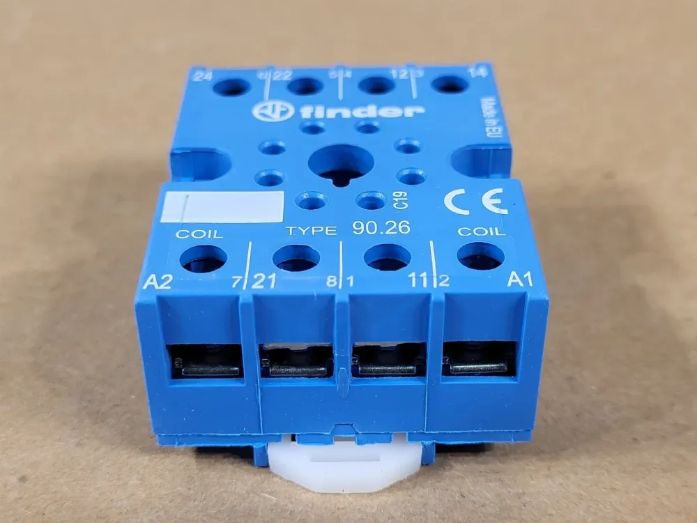 10 Amp 250V Relay Socket 90.26.SMA, 2CO-DPDT (Box 10)