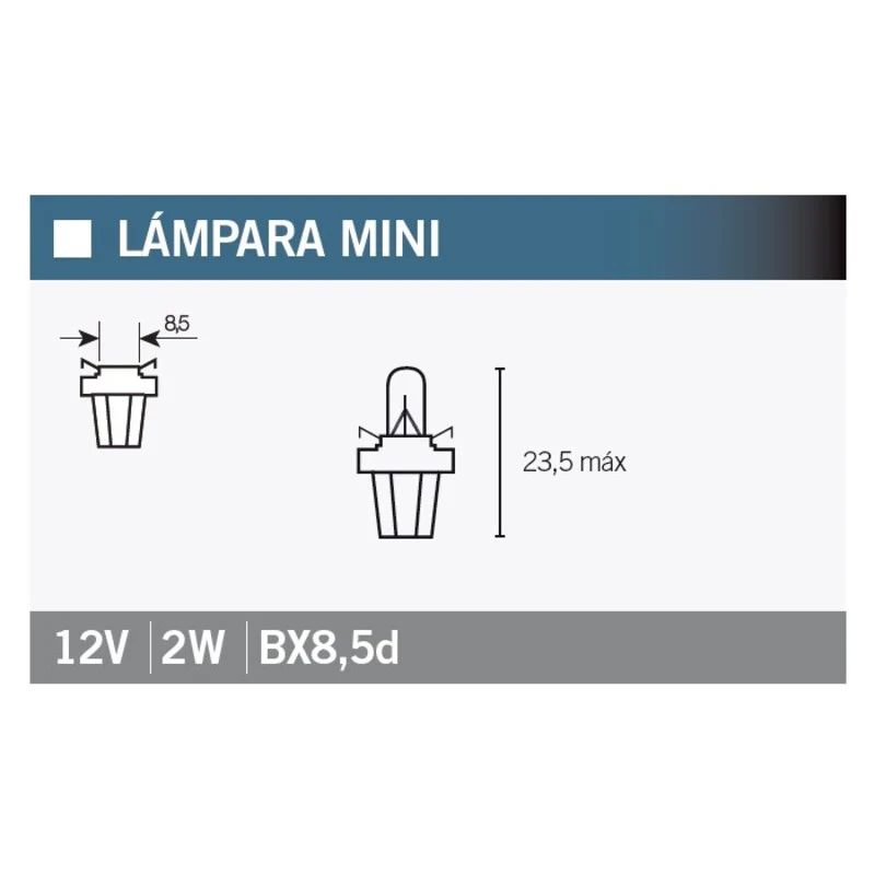Caja de 10 lámparas OSRAM 2722MFX