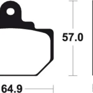 Hoge Nauwkeurigheid Pastillas de freno Tecnium MA110 Orgánicas