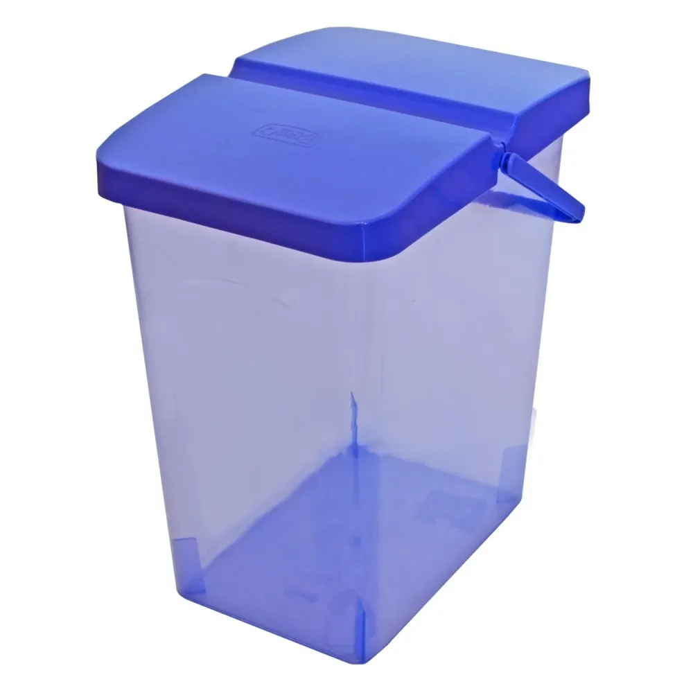 Opbergcontainer Waspoeder Hond Kattenvoer Box Handvat 10L met Kalibratiecertificaat