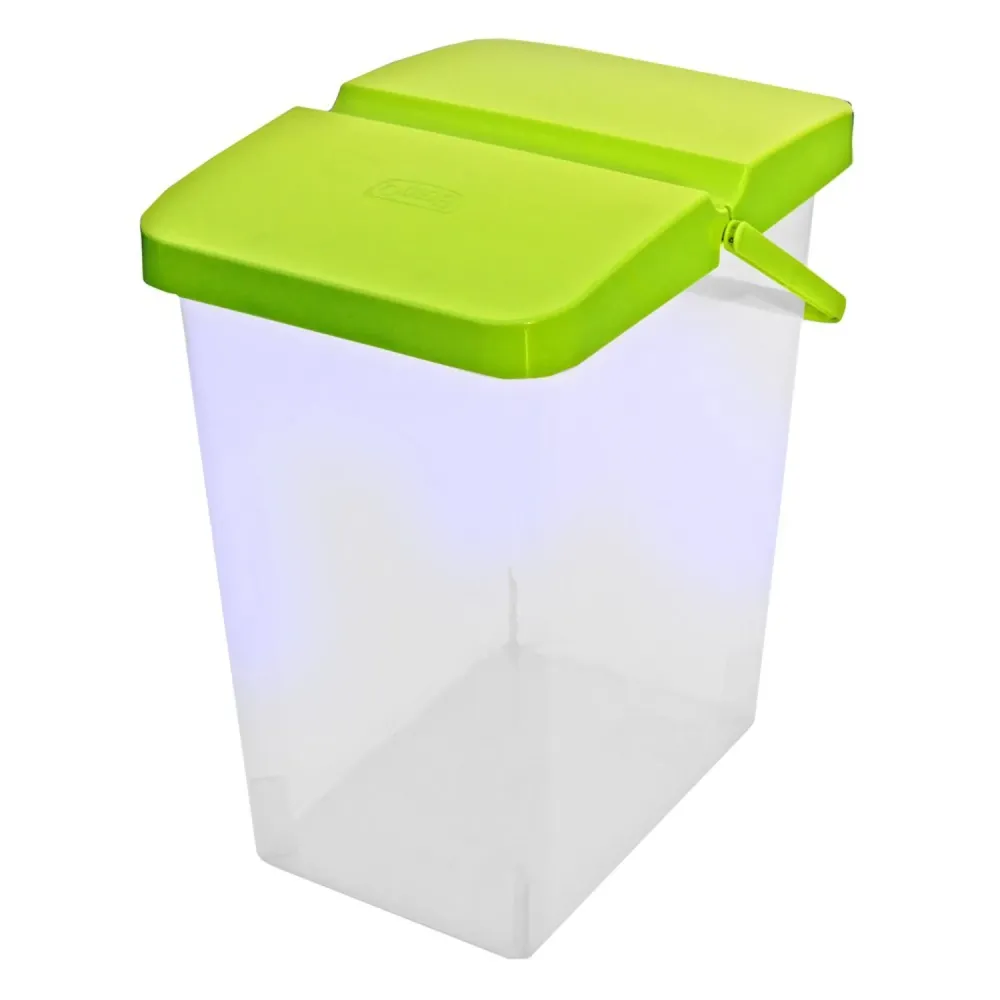 Opbergcontainer Waspoeder Hond Kattenvoer Box Handvat 10L met Kalibratiecertificaat