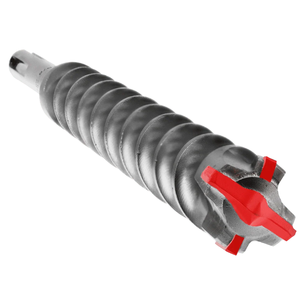 1-3/8 . X 31 . X 36 . Rebar Demon Sds-Max 4-Cutter Carbide-Tipped Hammer Drill Bit Complete Set van 6