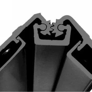 CE-Gecertificeerd Heavy Duty 83" Continuous Geared Hinge - Ebbenhout