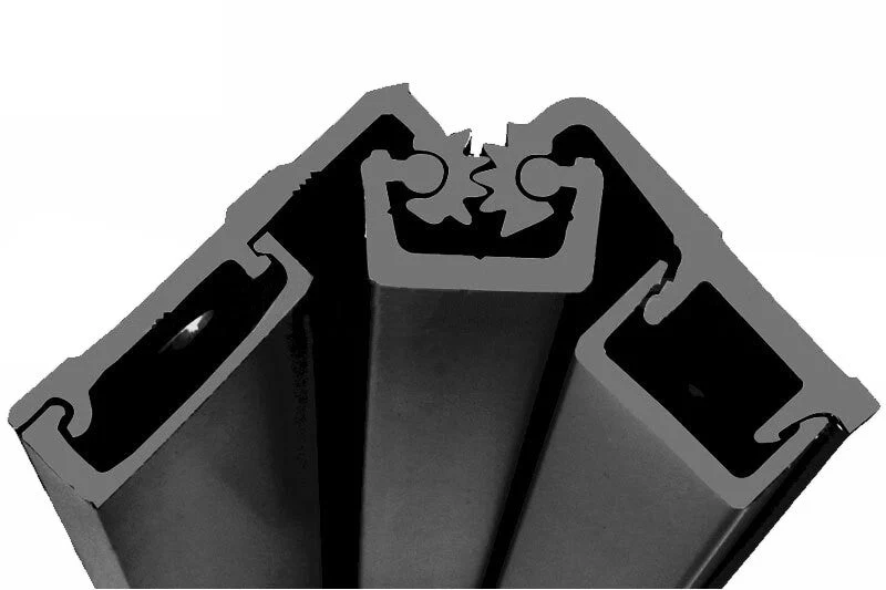 CE-Gecertificeerd Heavy Duty 83" Continuous Geared Hinge - Ebbenhout