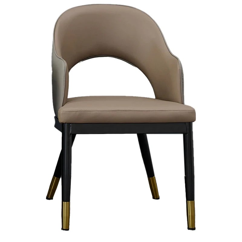 Draaibare Metal Industrial Dining Chair Arms Doffe Finish Open Back Side Chair Green