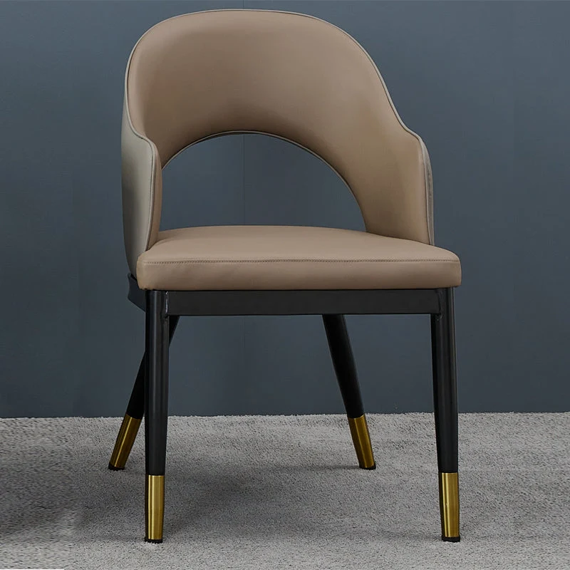 Draaibare Metal Industrial Dining Chair Arms Doffe Finish Open Back Side Chair Green