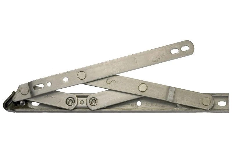 Heavy Duty Storm Hinges - 16 inches length met Veiligheidsborg