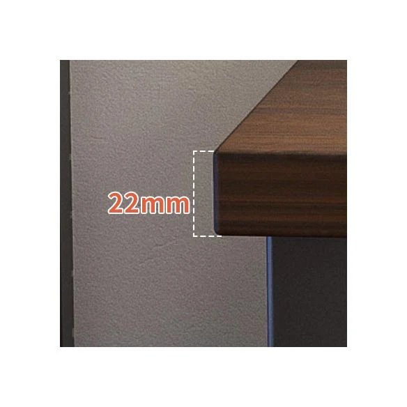 hout Industrial Gaming Desk Antique Finish Computer Desk Metal Legs voor Zware Lasten 31l